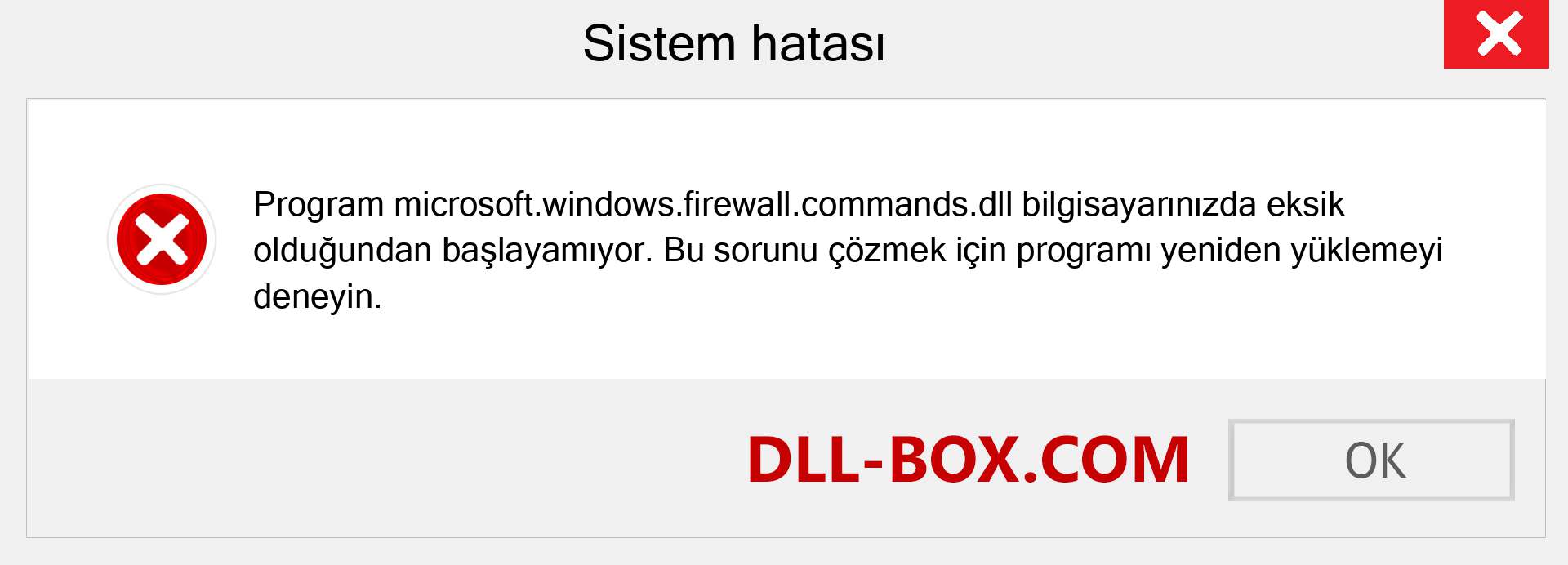 microsoft.windows.firewall.commands.dll dosyası eksik mi? Windows 7, 8, 10 için İndirin - Windows'ta microsoft.windows.firewall.commands dll Eksik Hatasını Düzeltin, fotoğraflar, resimler